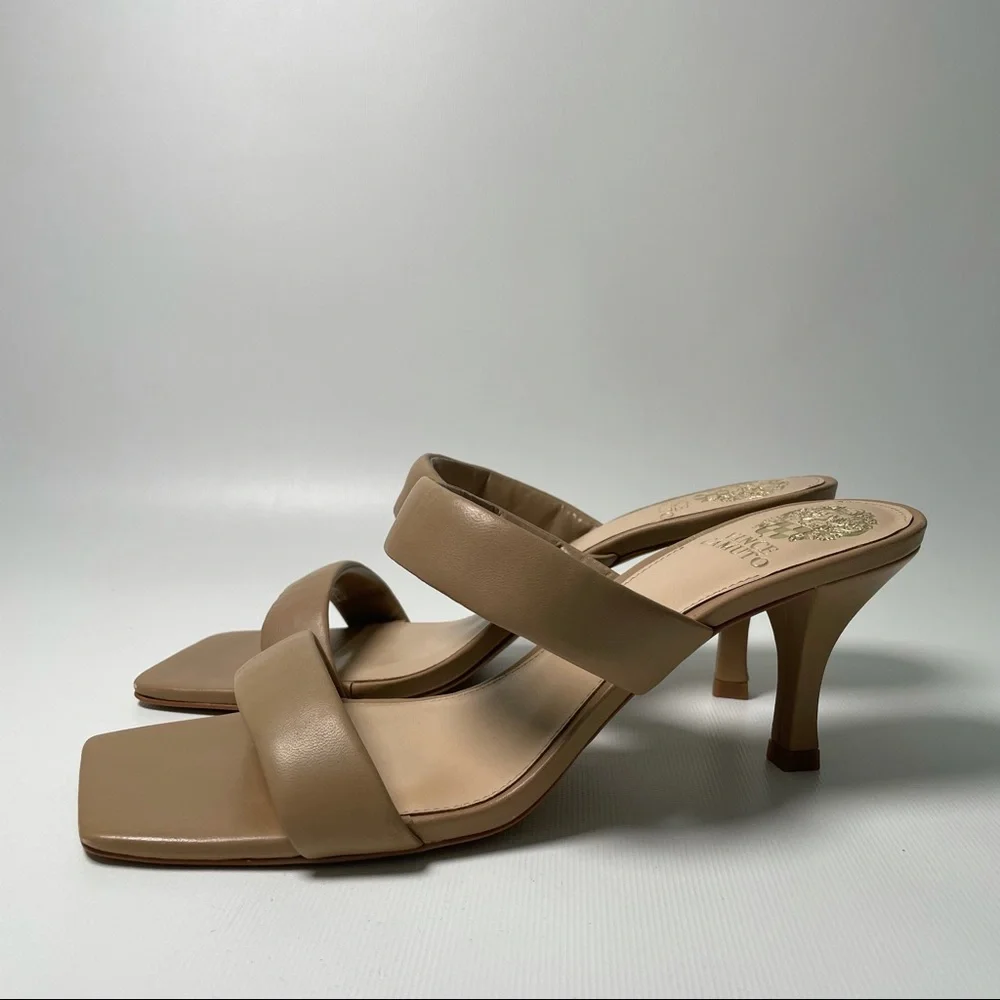 NWOT Vince Camuto Aslee Two-Strap Mule - sz 9
